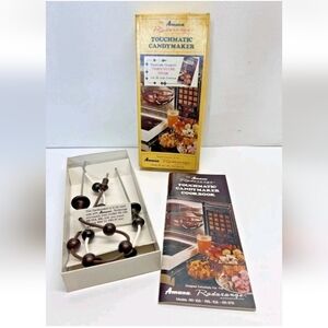 Set 2 Amana Radarange Microwave Oven Touchmatic Candymaker Original Box Cookbook
